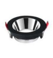 TL-FRAME 9 BC Low-Profile Round LED Downlight Frame 85x30mm with 75mm Cutout, Engineered for Energy Efficiency and Sleek Design in Modern Building Interiors